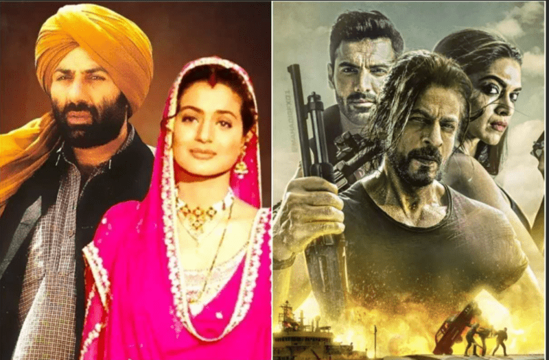 Today Update Bollywood  2023 :  Gadar 2 , VS pathan  Box Office Collection Day 6  कितना कमाया