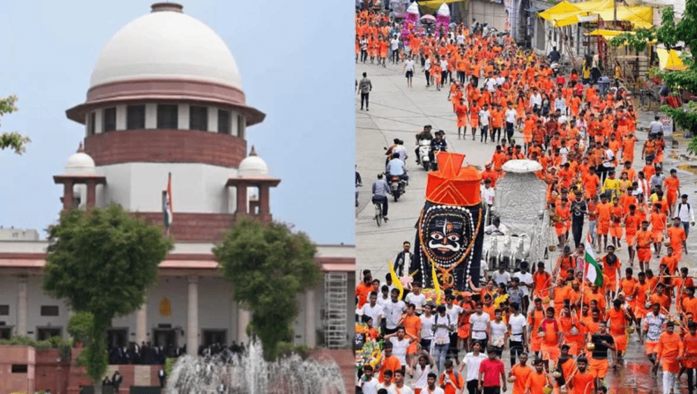 Supreme Court  : सुप्रीम कोर्ट ने कांवड़ यात्रा के ‘नेमप्लेट’ पर पाबंदी लगाई, यूपी, एमपी और उत्तराखंड को नोटिस जारी CM योगी आदित्यनाथ ने सुप्रीम कोर्ट के आदेश पर प्रतिक्रिया देते हुए क्या कहा