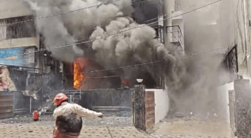 Delhi Market Shop Fire