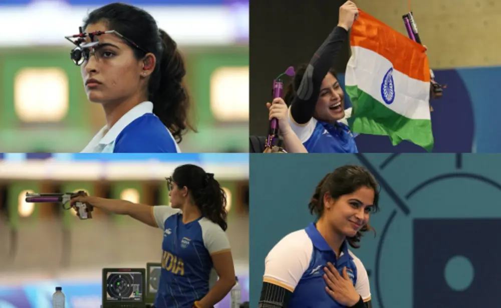 Manu Bhaker Paris Olympics 2024