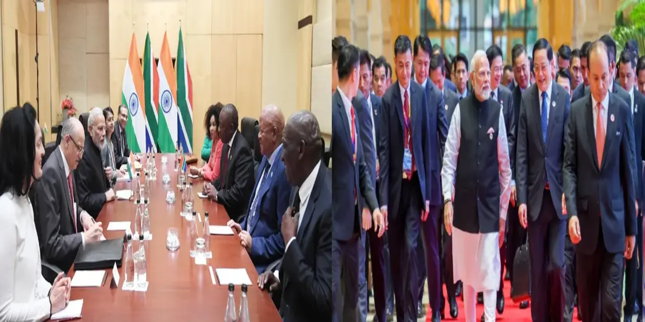 PM Modi Laos Meeting