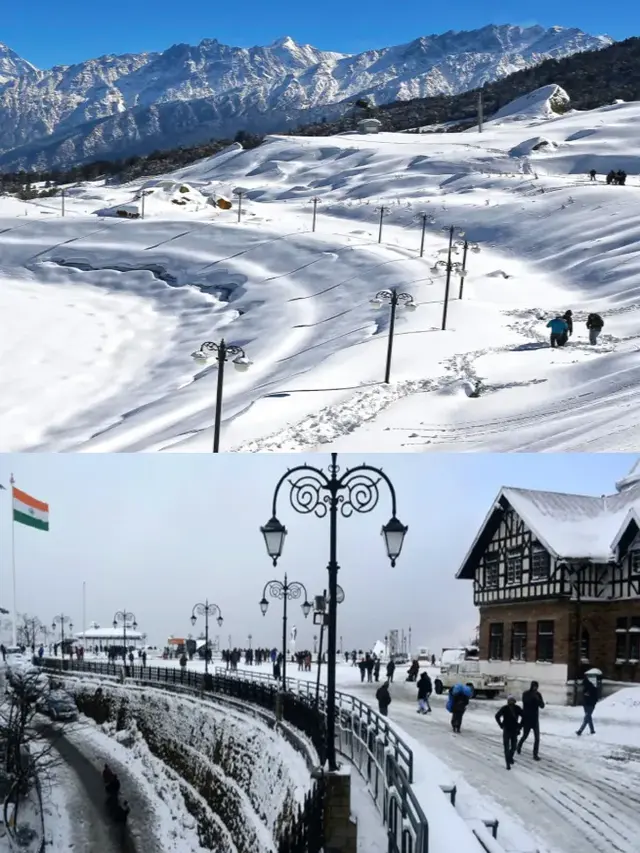 Snowfall in india