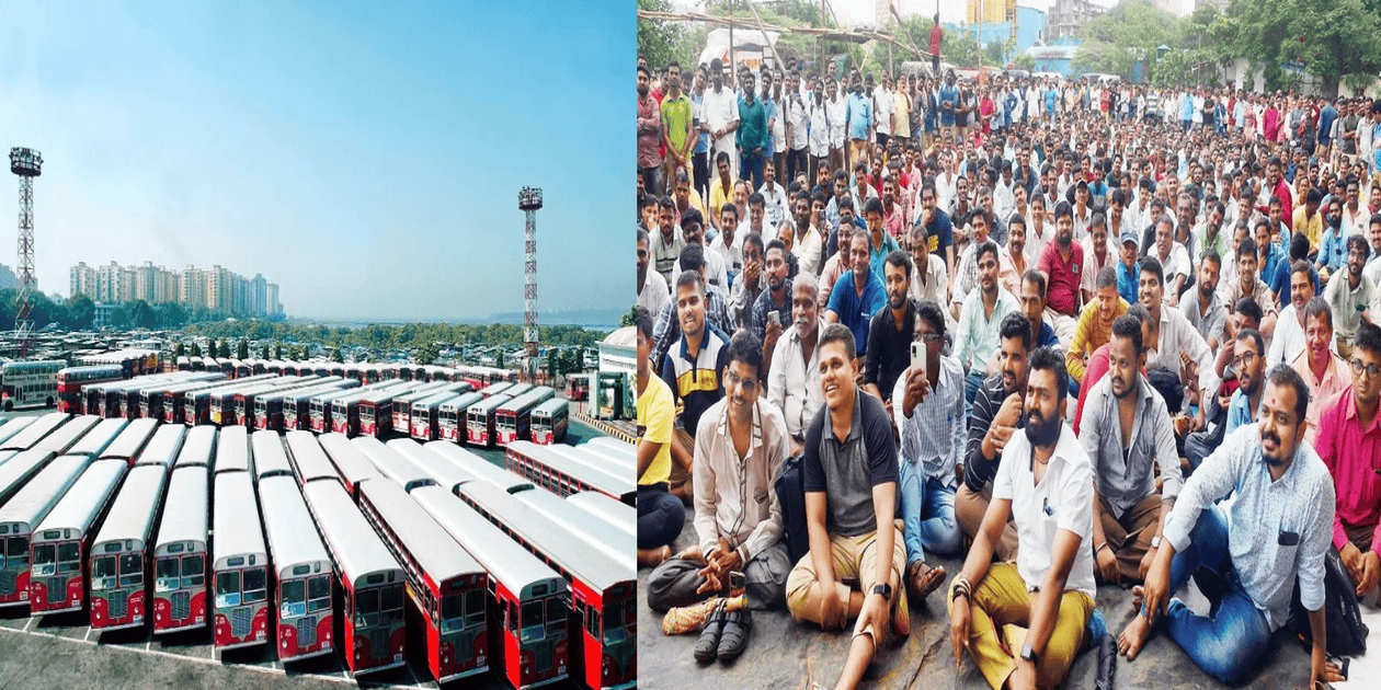 Bus Strike in Mumbai